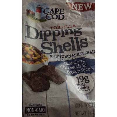 Tortilla Dipping Shells, Blue Corn Multigrain