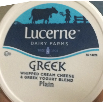 Greek Whipped Cream Cheese & Greek Yogurt Blend, Plain