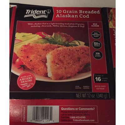 10 Grain Breaded Alaskan Cod