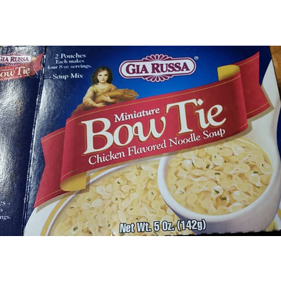 Bow Tie Chicken Flavored Noodle Soup