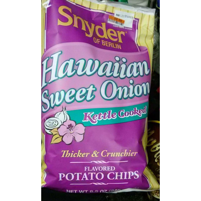 Kettle Cooked Potato Chips, Hawaiian Sweet Onion
