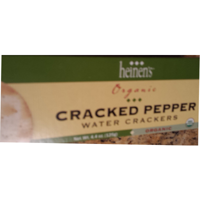 Water Crackers, Cracked Pepper