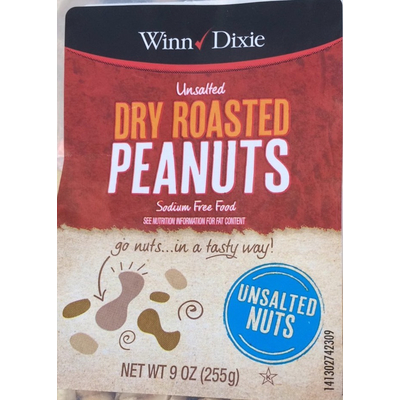 Dry Roasted Peanuts, Unsalted