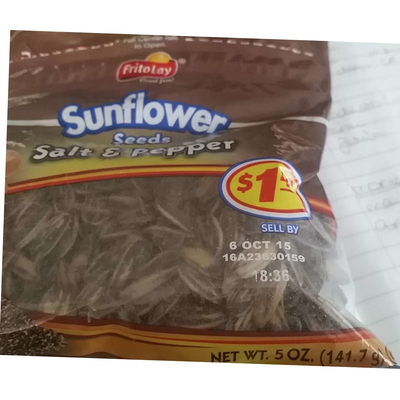 Sunflower Seeds, Salt & Pepper