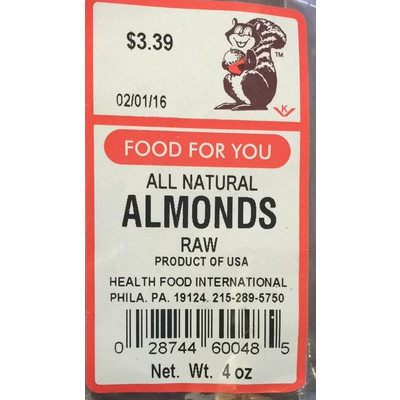 Almonds, Raw