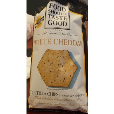 Tortilla Chips, White Cheddar