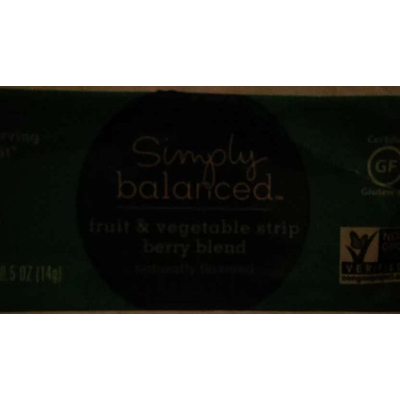 Fruit & Vegetable Strip, Berry Blend