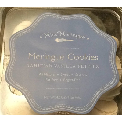 Carbs in Miss Meringue Meringue Cookies, Vaniila | Carb Manager