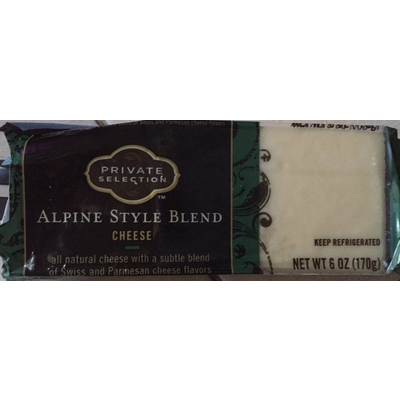 Cheese, Alpine Style Blend