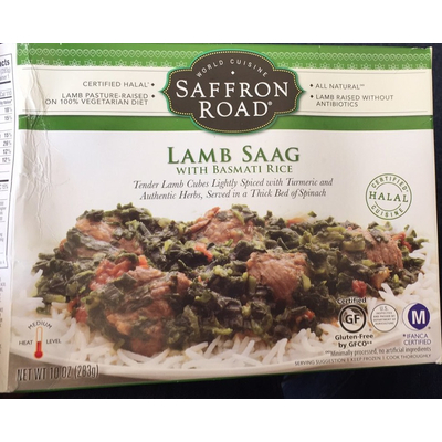 Lamb Saag with Basmati Rice