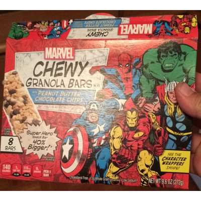 Chewy Granola Bar, Peanut Butter Chocolate Chips