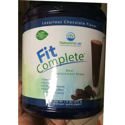 Fit Complete Meal Replacement Shake, Luxurious Chocolate Flavor