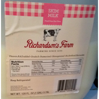 Milk, Skim