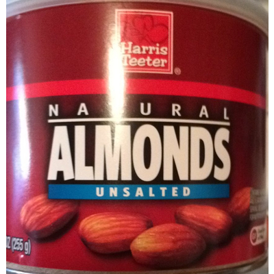 Natural Almonds, Unsalted