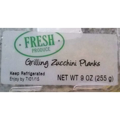 Grilling Zucchini Planks
