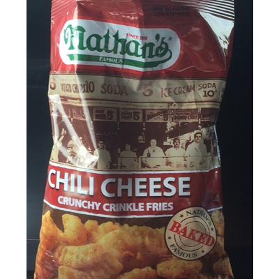 Crunchy Crinkle Fries, Chili Cheese