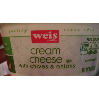 Cream Cheese with Chives & Onions