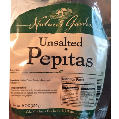Unsalted Pepitas