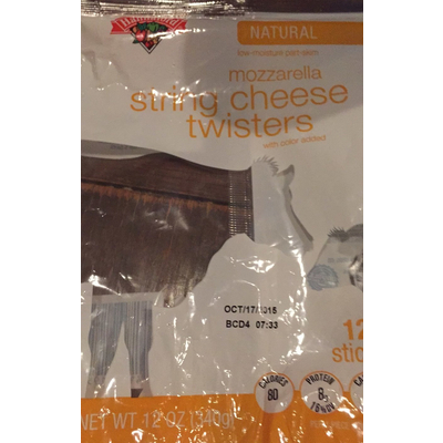String Cheese Twisters, Mozzarella