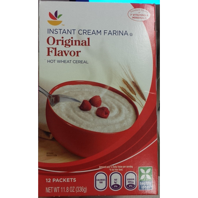 Instant Cream Farina, Original Flavor Hot Wheat Cereal