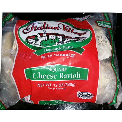Ravioli, Square Cheese