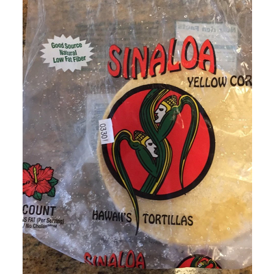 Tortillas, Yellow Corn