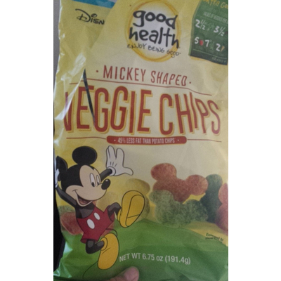 Mickey Shaped Veggie Chips