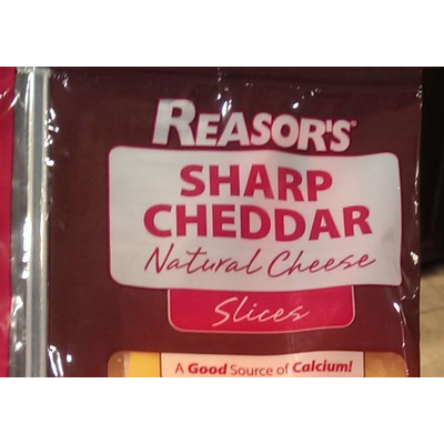 Natural Cheese, Sharp Cheddar, Slices