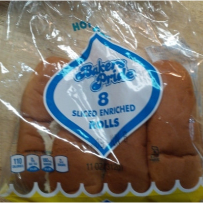 Hot Dog Rolls, Sliced Enriched