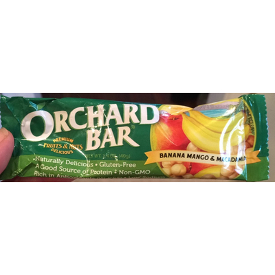 Fruit & Nut Bar, Banana Mango & Macadamia