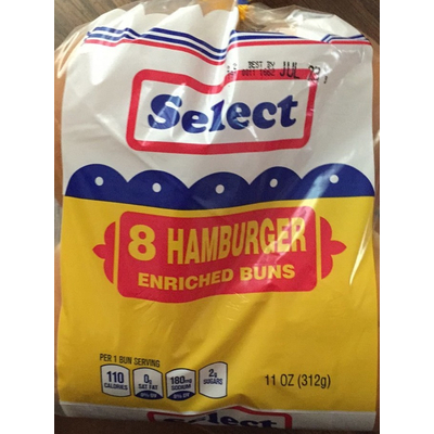 Hamburger Enriched Buns