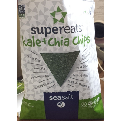 Kale and Chia Chips, Sea Salt