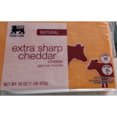Cheese, Extra Sharp Cheddar