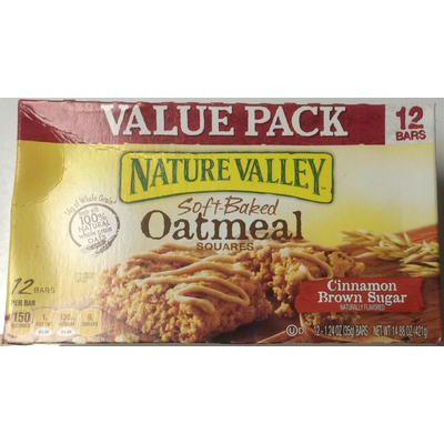 Soft Baked Oatmeal Squares, Cinnamon Brown Sugar