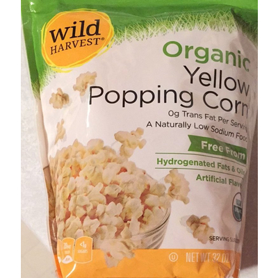 Organic Popping Corn, Yellow