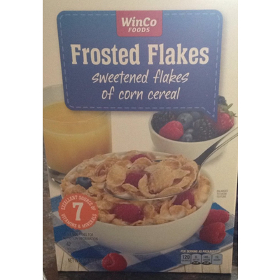 Frosted Flakes, Sweetened Flakes of Corn Cereal