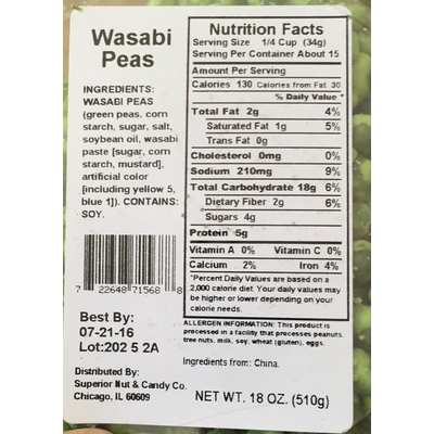 Wasabi Peas
