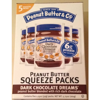 Peanut Butter Squeeze Packs, Dark Chocolate Dreams