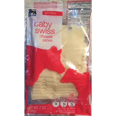 Baby Swiss Cheese Slices