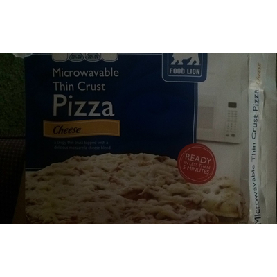 Microwavable Thin Crust Pizza, Cheese