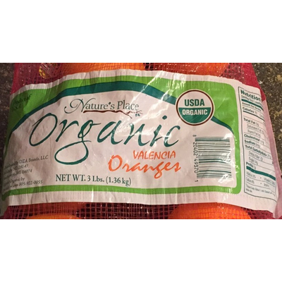 Organic Valencia Oranges