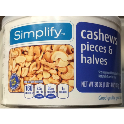 Cashews, Pieces & Halves