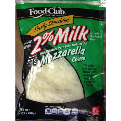 Finely Shredded Mozzarella Cheese