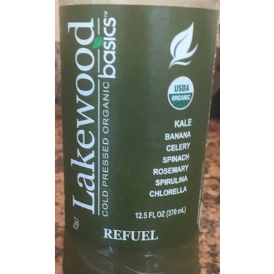 Cold Pressed Juice, Kale Banana Celery Spinach Rosemary Spirulina Chlorella
