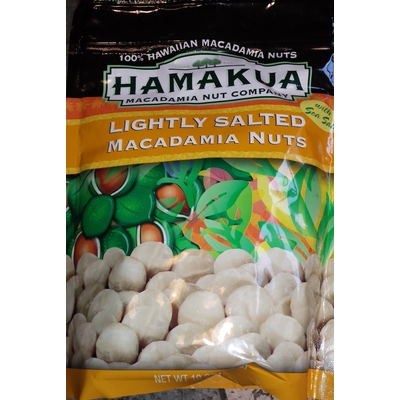 macadamia nuts, lightly salted