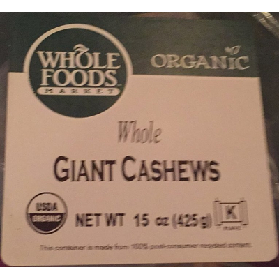 Cashews, Whole Giant