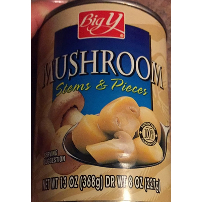 Mushroom, Stems & Pieces