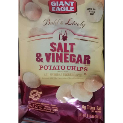 Potato Chips, Salt & Vinegar