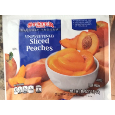 Sliced Peaches, Unsweetened