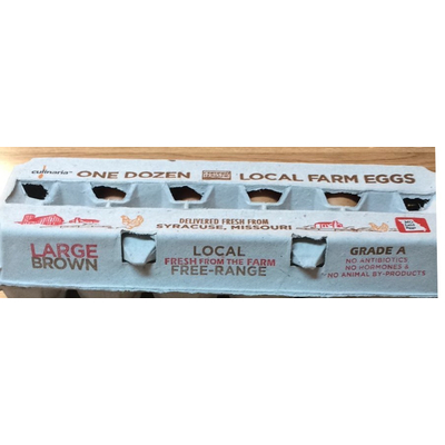 Large Brown Grade A Eggs